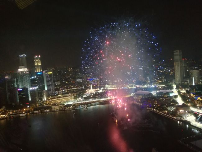 Feuerwerk GP of Singapur