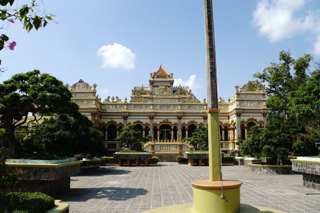 Die Pagode des Vinh Trang Tempels