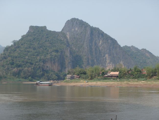 Flussfahrt am Mekong