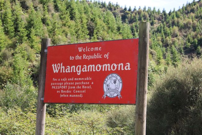 Beginn der Republik Whangamomona