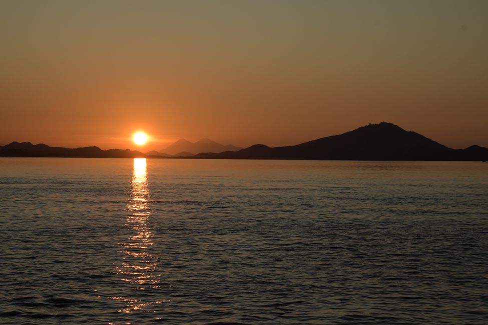 Indonesia - Flores - Sunset in Komodo NP
