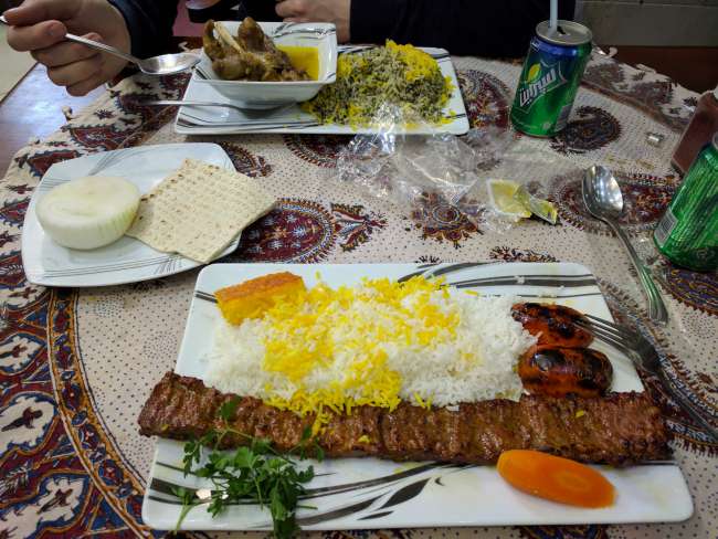 Admission prices and food in Iran!