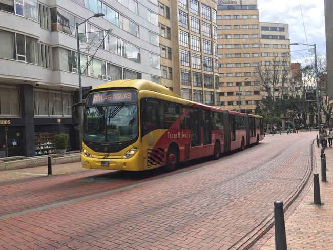 bus in Bogota