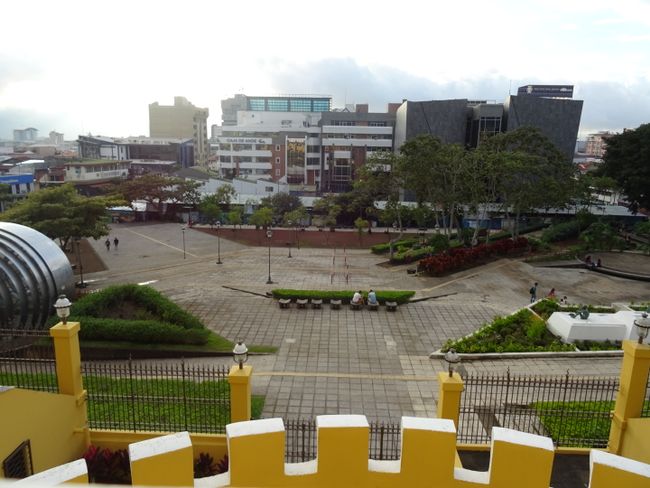 Aussicht von der Terrasse des Museo Nacional