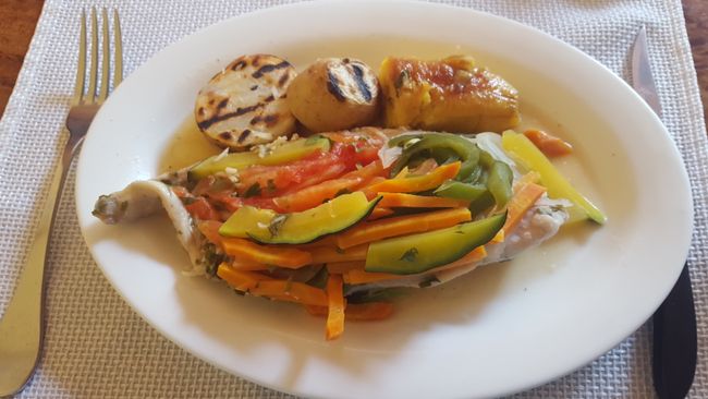 Steamed Fish with Vegetables