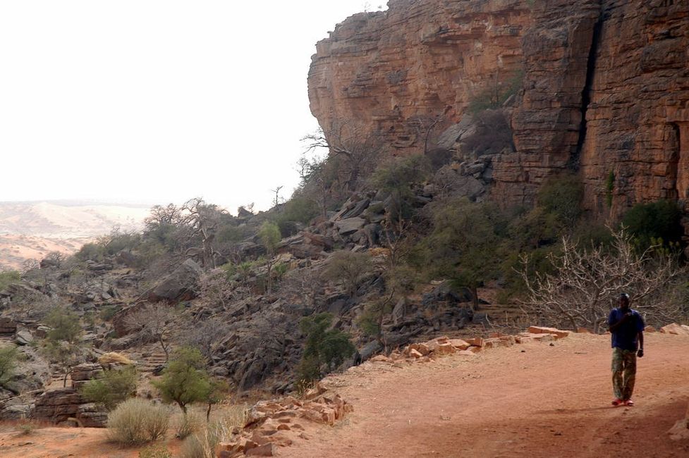 Die Dogon leben heute am Westende der Hombori-Berge an den Felsen von Bandiagara, welche 1989 zum Weltkulturerbe erklärt wurden. 