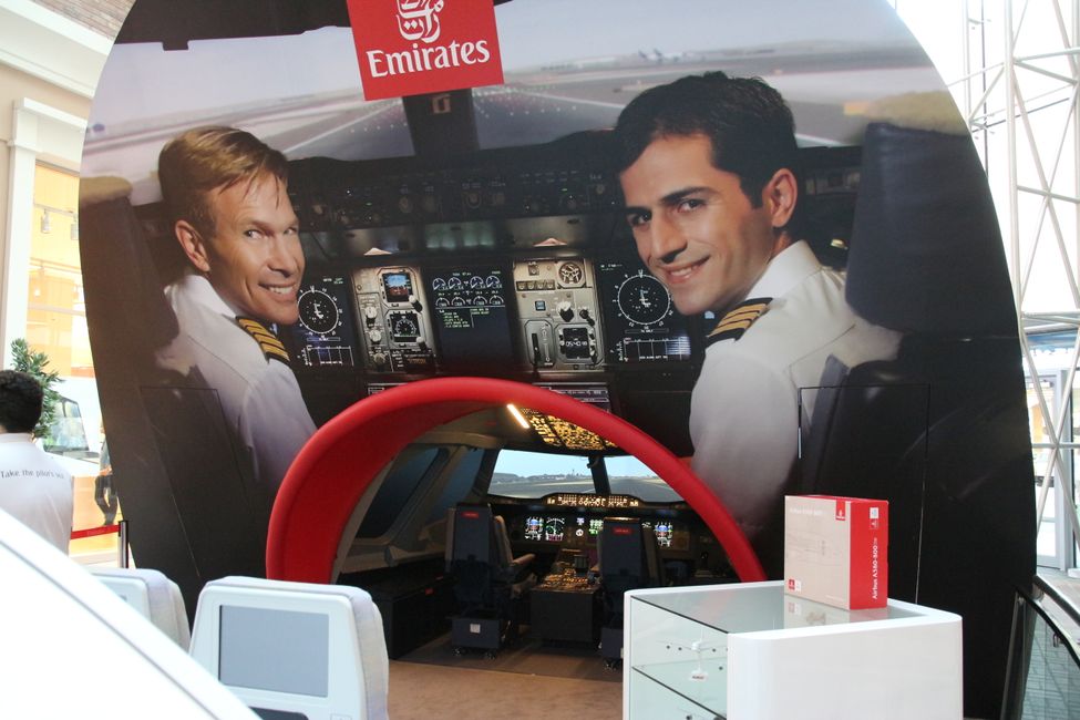 Dubai Mall Flugsimulator A380