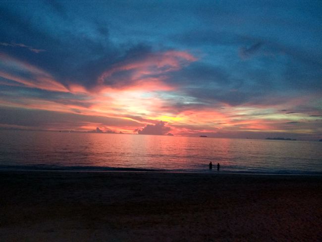 Schönster Sonnenuntergang auf Koh Lanta