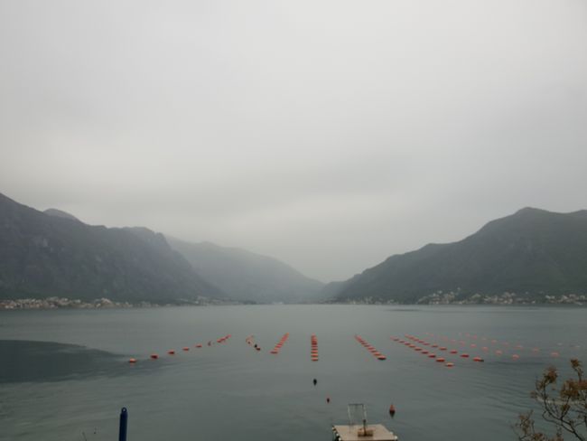 Goodbye Croatia - Rainy welcome in Montenegro