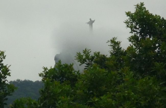 Christ the Redeemer - the savior dispelling the cloud.