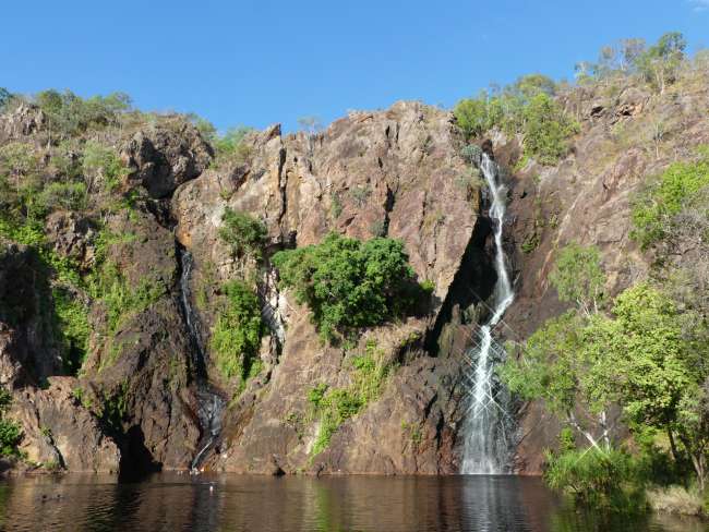 The Wangi Falls (much fuller and very impressive in the wet season)