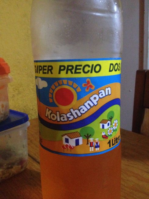 Reingelegt! Eigentlich aus San Salvador, aber mein erstes Erfrischungsgetränk in Guatemala :) 