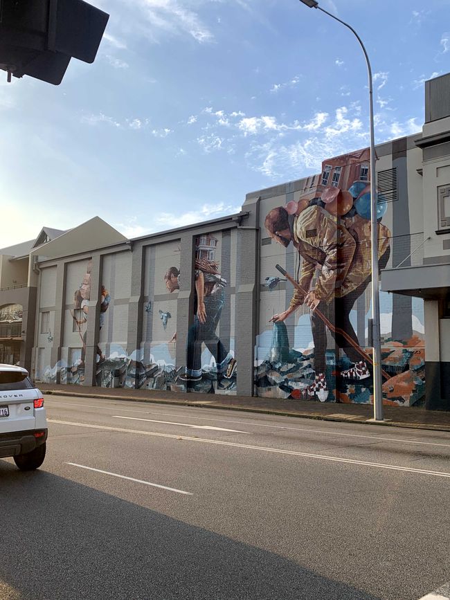 Streetart in den Straßen von Perth