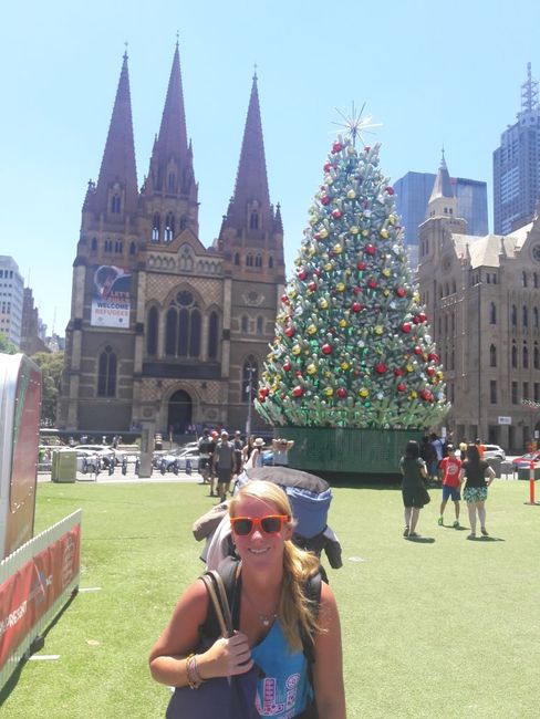 Xmas tree in Melbourne