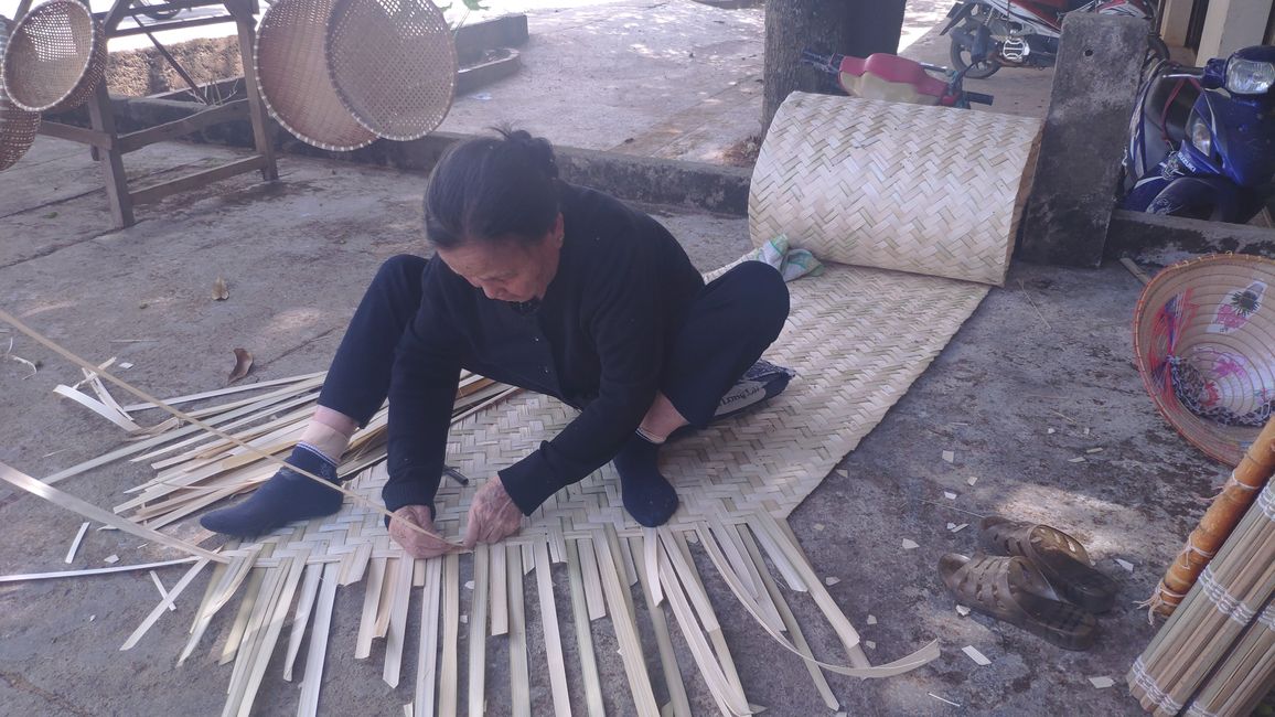Bamboo weaving art