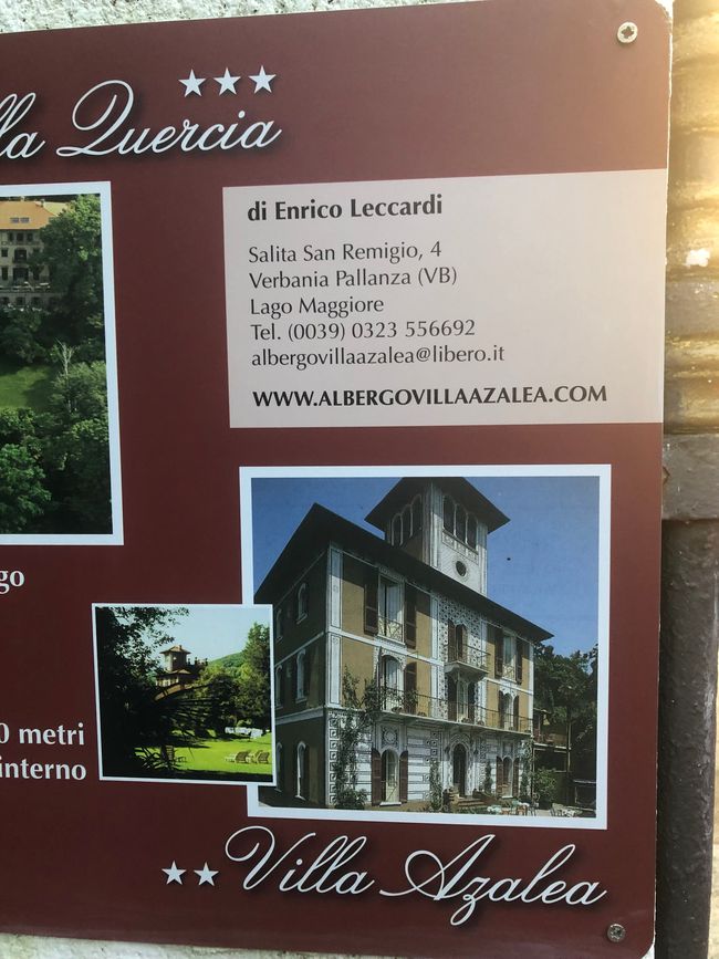 You can see Villa Azalea and the address of both villas