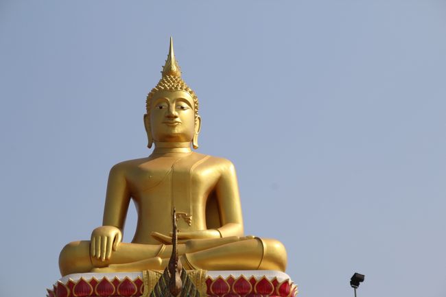 'Big Buddha' on the temple roof