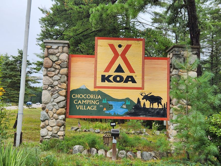 Chocorua Campground KOA New Hampshire 25 - 28 Aug