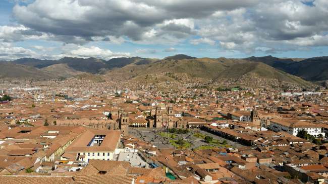 Cusco mit dem Plaza de Armas 