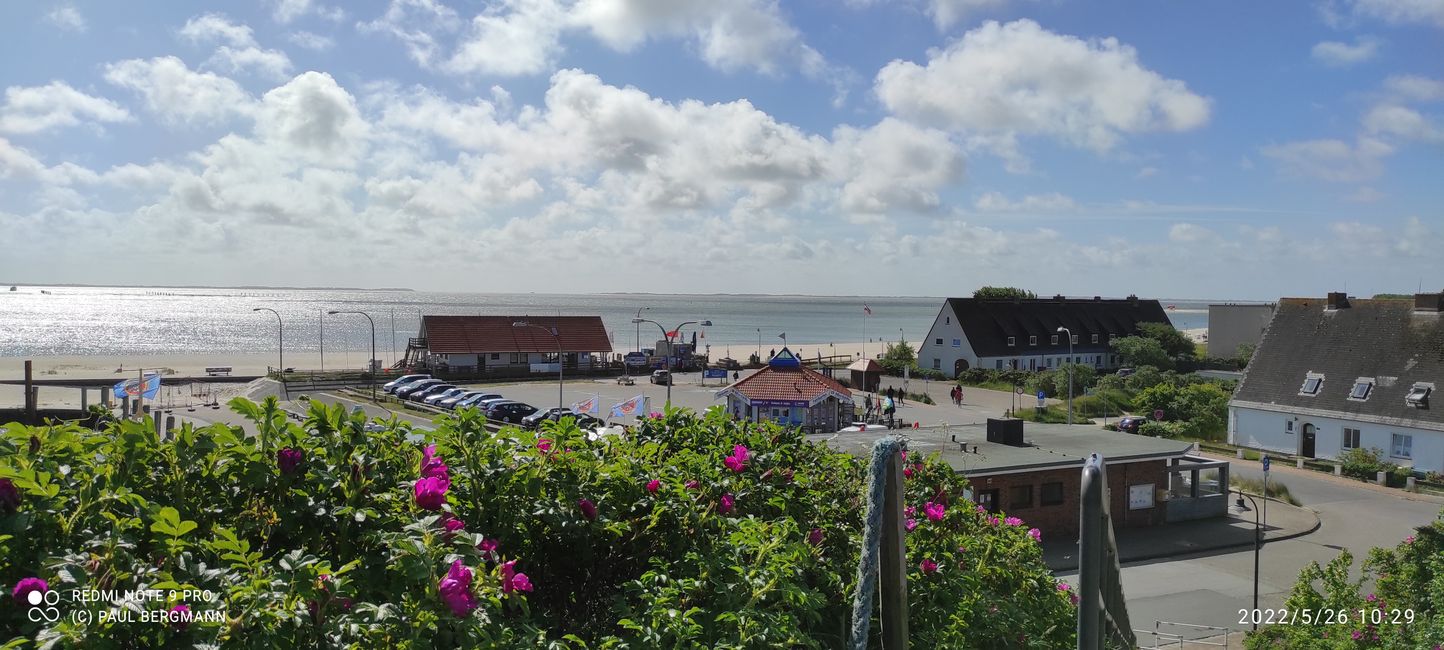 View from the holiday apartment in Westerland