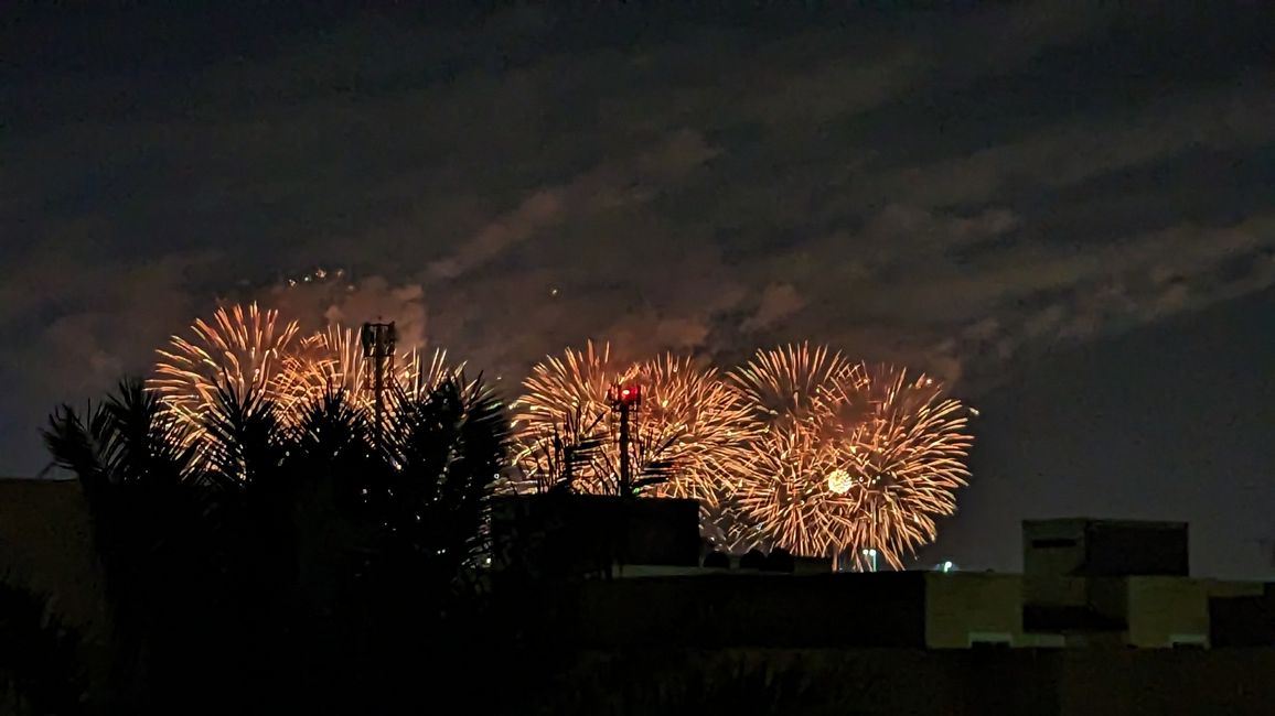 Feuerwerk zum Ende des Ramadans