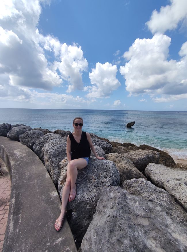 First day in Barbados: Animal Flower Cave, Speightstown, Port St. Charles, Sunset Point, Dinner on the beach