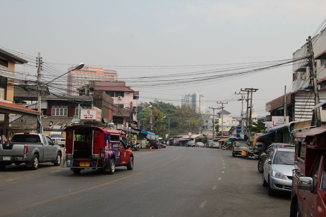Einblick in die Straßen Chiang Mai`s