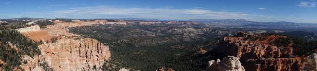 Panorama in Bryce Canyon