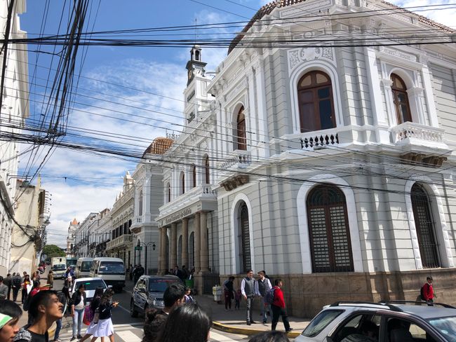 Sucre, sin guía, 16.4.2018