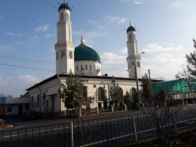 Moschee in der Morgensonne