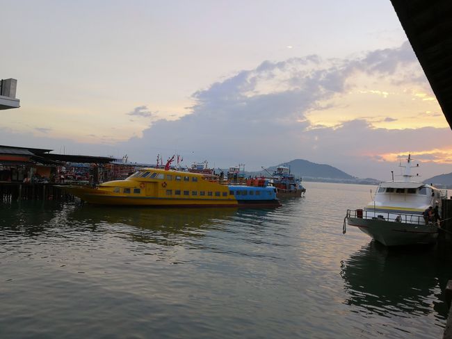 Unsere Fähren von Lumut nach Pangkor