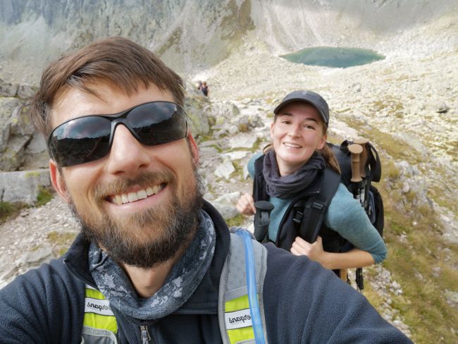 Hohe Tatra: Selfie-Time kurz vorm Gipfel