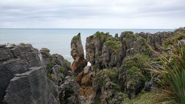 Pancake Rocks - you can see why they are called that.