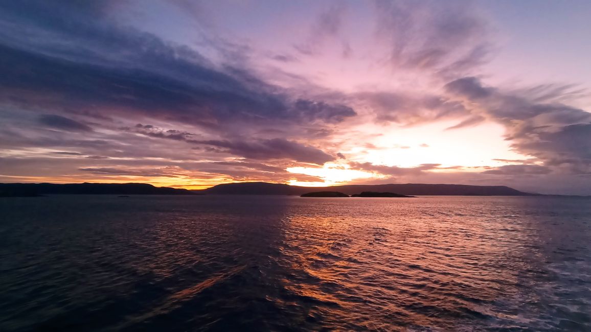 Sunset at the Beagle Channel