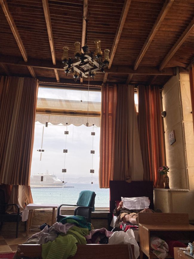 traumhafter Blick aus dem „Al Amer 2“ Hostel