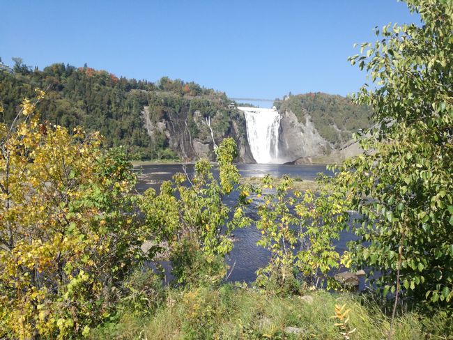 Québec und Montmorency Falls