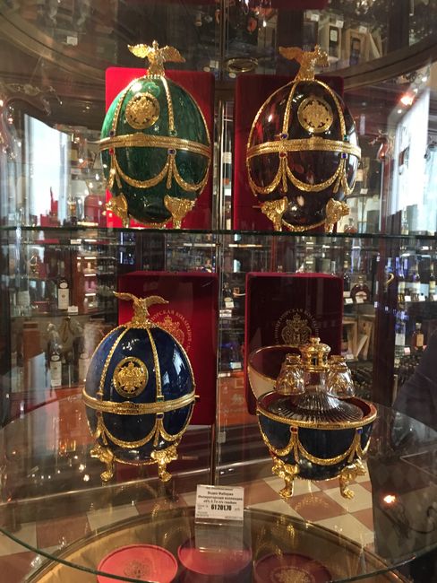 Something special: Vodka in a Faberge egg