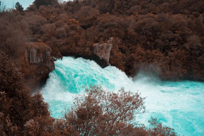 Huka Falls, spectacle of nature