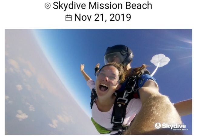 Skydiving with Beach Landing