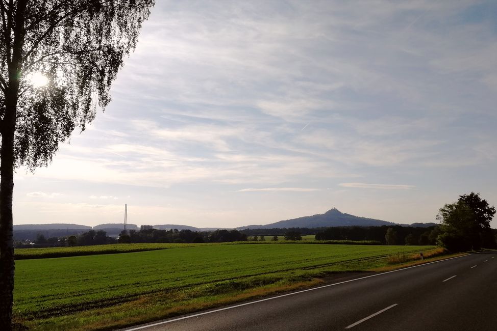 Passing the "Rauher Kulm", an ancient volcano
