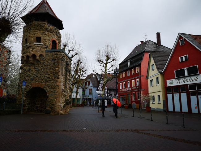The beautiful Bensheim (a bit dreary in the rain)