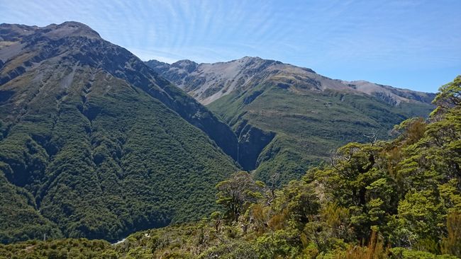 View of Arthur's Pass Village from the Scotts Track