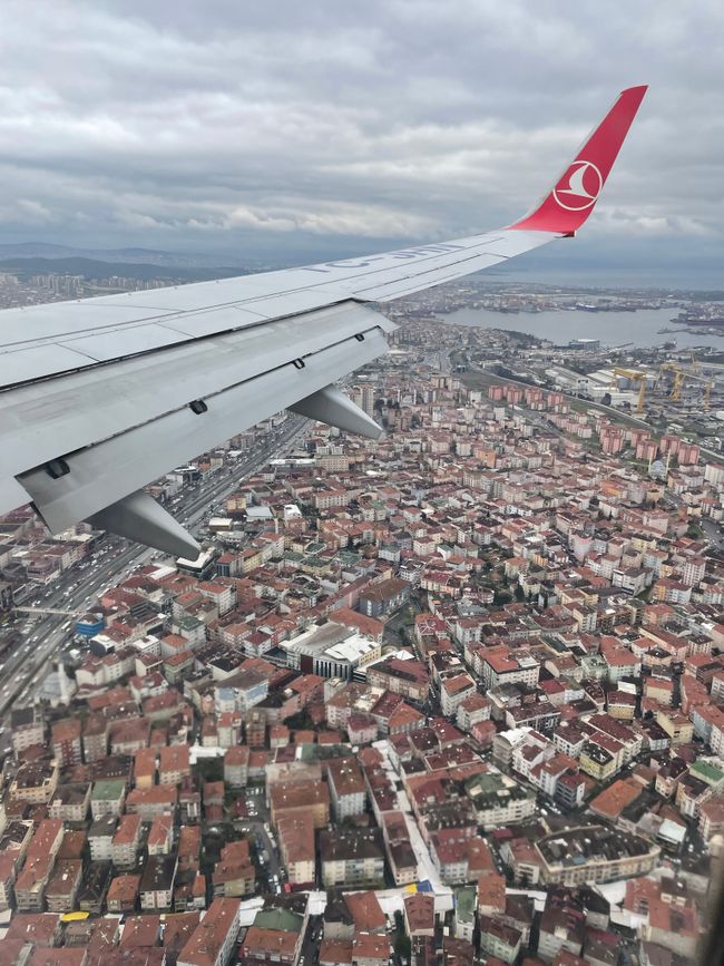 Anflug auf den SAW, Istanbuls zweitgrößten Flughafens