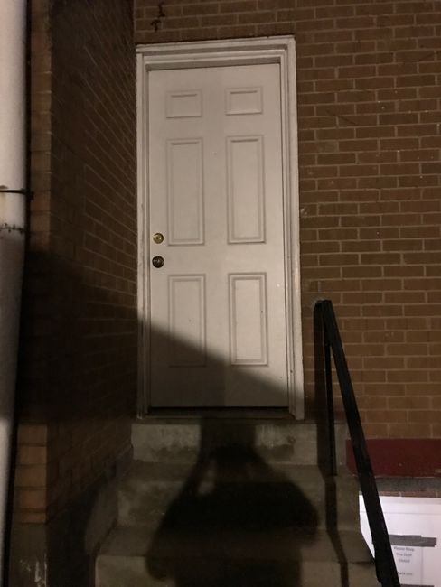 The mysterious door from the outside