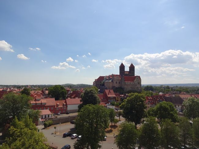 Blick vom Münzberg auf die Burg