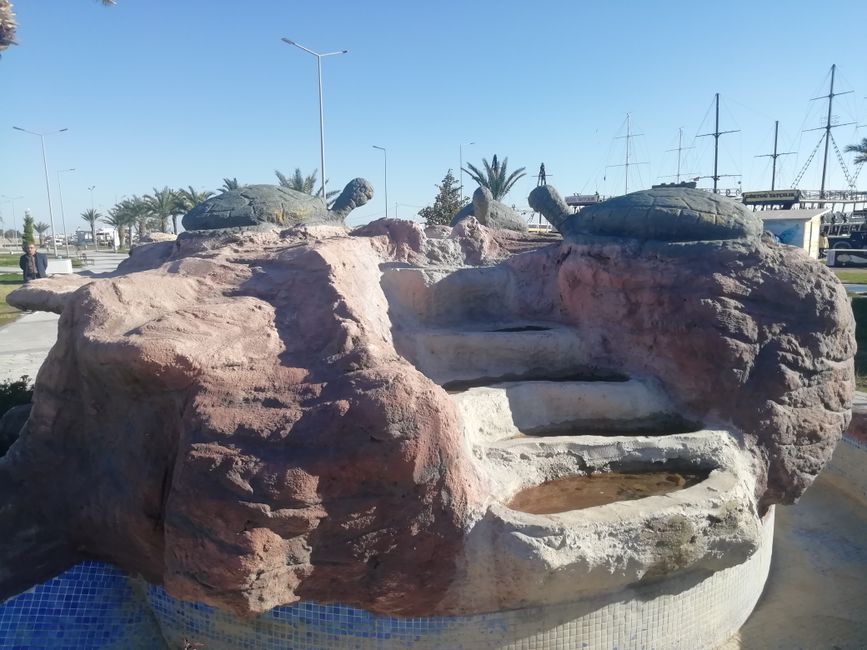 Schildkrötenbrunnen in Tasucu 