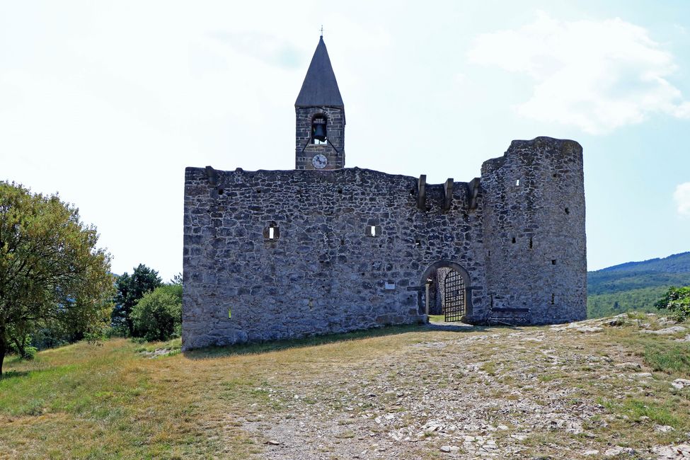 The Romanesque fortress church in Hrastovlje