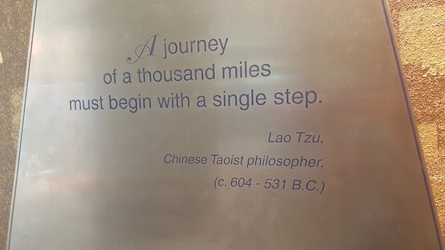 "Eine tausend Meilen lange Reise beginnt mit nur einem einzelnen Schritt." Gut, dass ich diesen gewagt habe :).