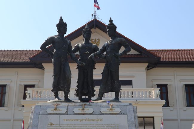The Monument of the Three Kings. From left to right: King, King, King.