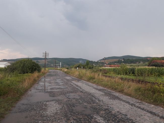 shortly after a thunderstorm before Vadu Crişului